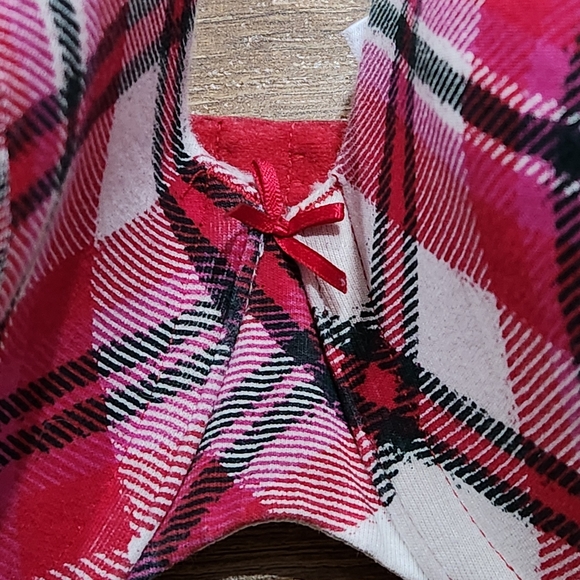 Lane Bryant Cacique Red Plaid Light Lined T-Shirt Bra 38G Holiday Comfort Casual - Picture 2 of 12